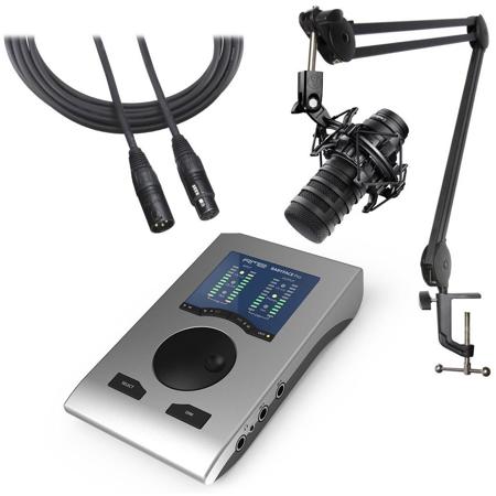 RME Babyface Pro All-In-One Podcasting Bundle with BP40 Microphone, Stand, Cable