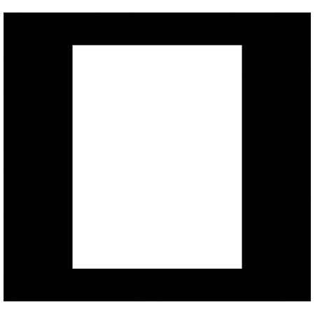 Renaissance Albums - The Box Large Mount, 8x10 Rectangular Opening, (Pack Of 3 Mounts)