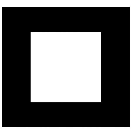 Renaissance Albums - The Box Large Mount, 8x8 Rectangular Opening, (Pack Of 3 Mounts)