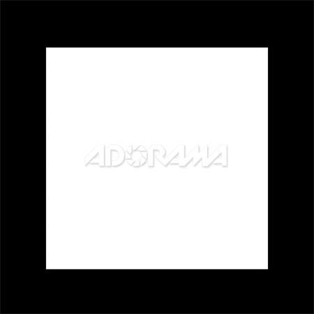 Renaissance Albums - Slip-In Mat, Black with Black Stamping, 1-5x5 Square Opening, 1 Mat