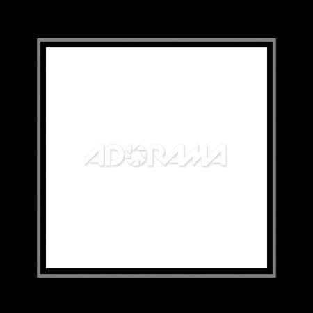 Renaissance Albums - Slip-In Mat, Black with Silver Stamping, 1-5x5 Square Opening, 1 Mat