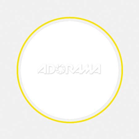Renaissance Albums - Slip-In Mat, Pearl with Gold Stamping, 1-5x5 Circle Opening, 1 Mat