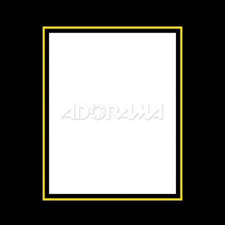 Renaissance Albums - Slip-In Mat, Black with Gold Stamping, 1-4x5 Rectangular Opening, 1 Mat