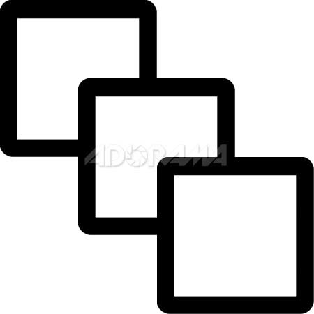 Renaissance Albums - Slip-In Mat, Large, Black with Black Stamping, 1-10x10 Square Opening, 1 Mat (3 Pack)
