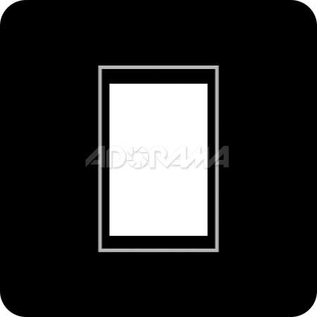 Renaissance Albums Slip-In Mat, Large, Black with Silver Stamping, 1-5x7 Rectangular Opening, 1 Mat