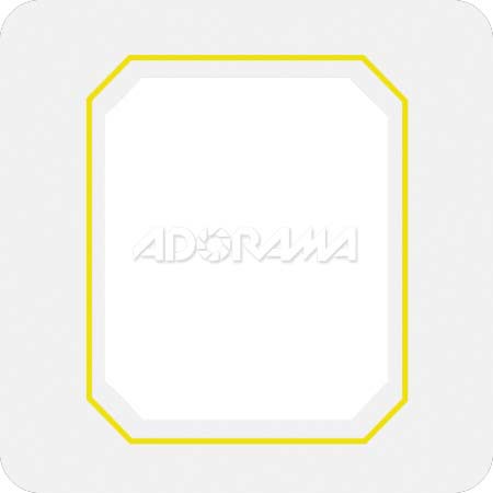 Renaissance Albums - Slip-In Mat, Large, Pearl with Gold Stamping, 1-8x10 Octogonal Opening, 1 Mat