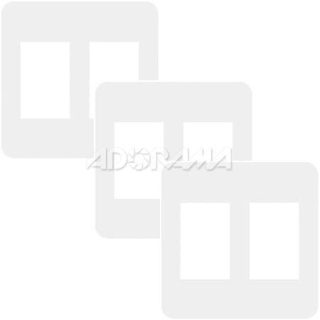 Renaissance Albums - Slip-In Mat, Large, Pearl with No Stamping, 2-5x7 Rectangular Openings, 1 Mat (3 Pack)