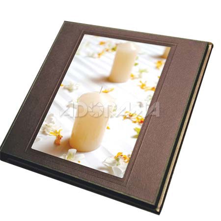 Renaissance Albums - The Roma Book - 5x5, 10 Pages, Brown Chelsea Leather