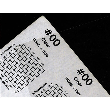 Rosco 0 Roscolux Clear, 20x24 Color Effects Filter