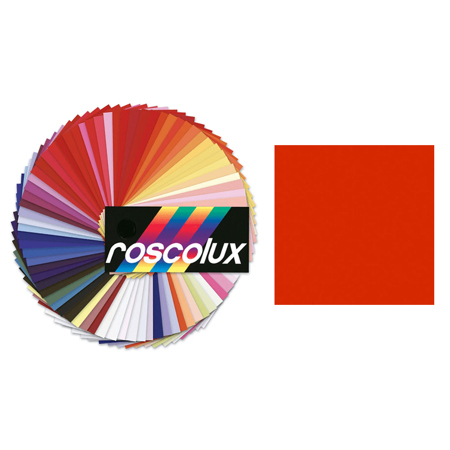 Rosco Roscolux Orange Red, 20x24" Color Effects Lighting Filter