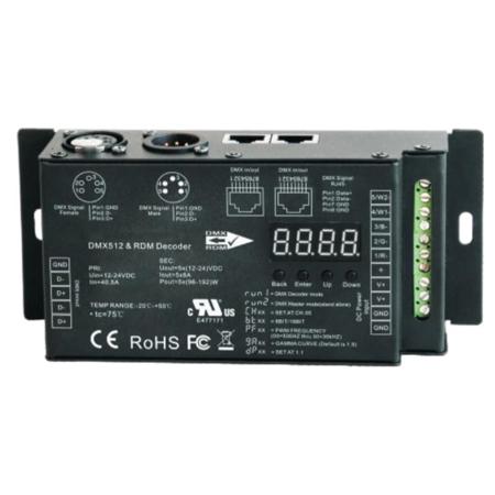 Rosco RoscoLED Variable PWM DMX Decoder, 5 x 8A