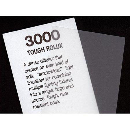 Rosco Cinegel #3000 Tough Rolux Filter, 48"x25' Roll