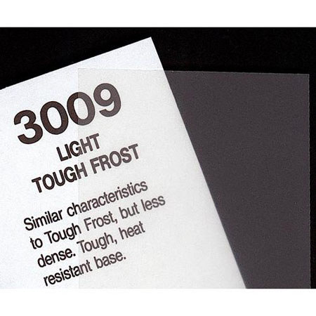 Rosco 3009 Cegel Light Tough Frost, 20x24 Diffusing
