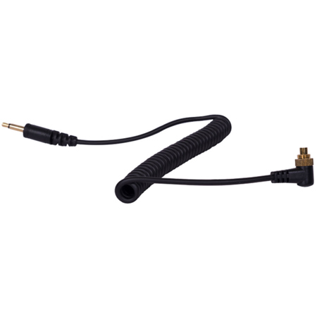 Rotolight 10" 3.5mm to Male Flash PC Coiled Sync Cable