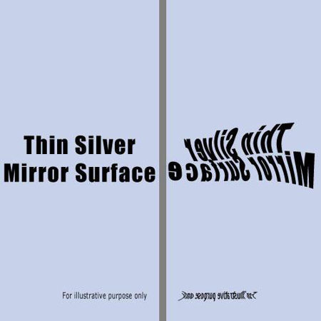 Rosco Cinegel #3813 Reflection Thin Mirror Soft Filter, 20x24" Sheet, Silver