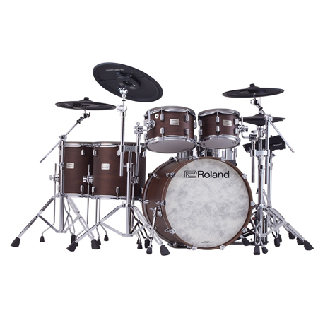 Roland VAD716 V-Drums Acoustic Design Electronic Drum Kit, Pearl White