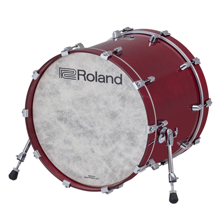 Roland KD-22 22" Kick Drum Pad for V-Drums Acoustic Design Series, Gloss Cherry