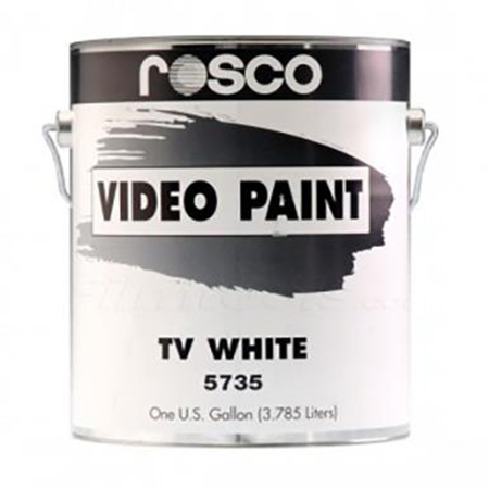 Rosco #5735 TV Paint, 1 Gallon (3.79 Liters), TV White