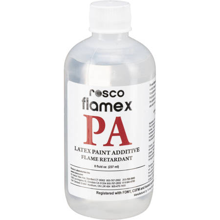 Rosco Flamex PA Flame Retardant Paint Additive, 8oz Jar (236 ml)