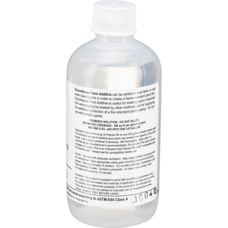 Rosco Flamex PA Flame Retardant Paint Additive, 8oz Jar (236 ml)