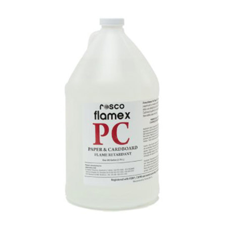 Rosco Flamex PC Flame Retardant for Paper and Cardboard, 5 Gallon (18.95 Liters)