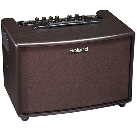 Roland 60w (30w+30w) Acoustic Chorus Guitar Amplifier, 2x 6.5" Speakers, Rosewood