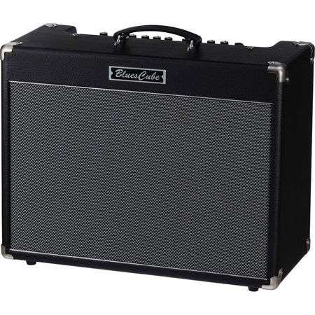 Roland Blues Cube Artist 80W 1x12" Guitar Combo Amplifier with Tube Tone and Tremolo Effects, Black