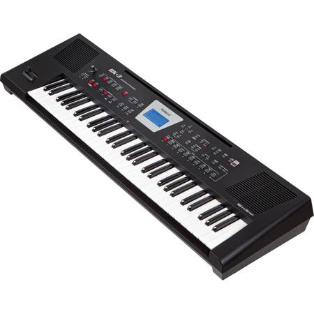 Roland BK-3 61 Keys Entry-Level Auto-Accompaniment Backing Keyboard, Black