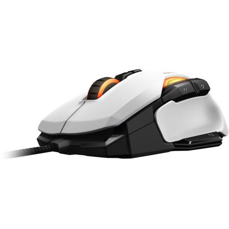 Roccat Kone Aimo RGBA Smart Customization Wired USB Gaming Mouse, White