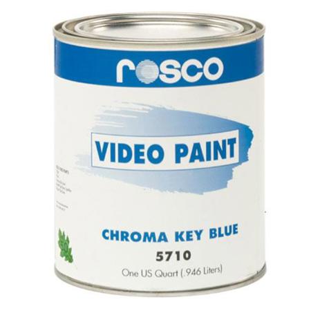 Rosco Chroma Key Paint, Matte, 1 Quart, Blue