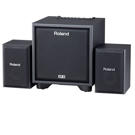 Roland 6.5" 100W Monitor System with 2x Satellite Speakers, Black