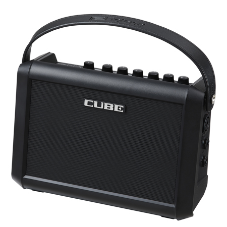 Roland Cube Street Mini 10W 5" Battery-Powered Stereo Amplifier, Black