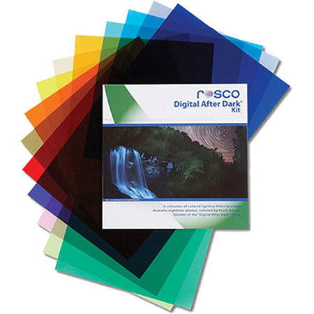 Rosco Digital After Dark Flash Pack, 1.5 x 5.5" Sheets