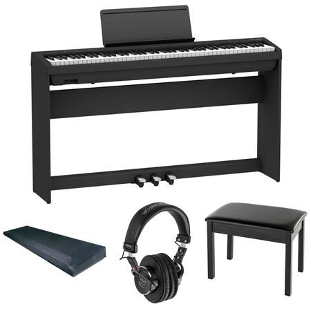 Roland FP-30X 88-Key Portable Digital Piano, Black with Stand, Pedal, Bench  FP-30X-BK B