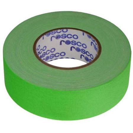 Rosco 2" Gafftac Fluorescent Gaffer Tape, Green
