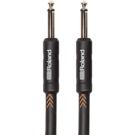 Roland Black Series 3' Instrument Cable, Straight 1/4" Jack