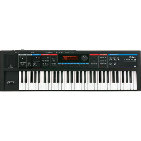 Roland JUNO-Di 61 Key Mobile Synthesizer with Song Player, 128 Voices, Black