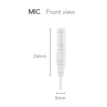Rode Lavalier GO Professional-Grade Wearable Microphone, White LAVGO-W
