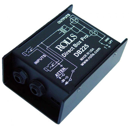 Rolls DB225 Professional Direct Box, Ground Lift Switch