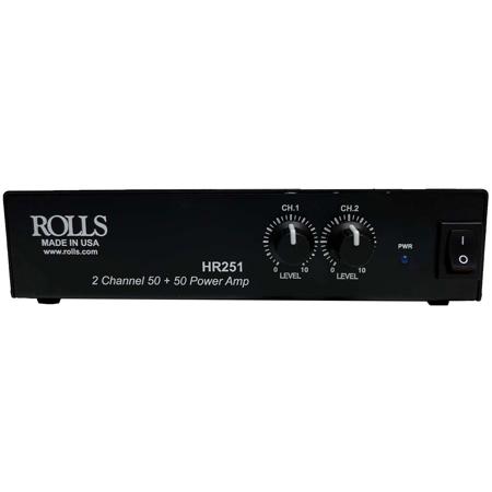 Rolls HR251 50+50W XLR Power Amplifier