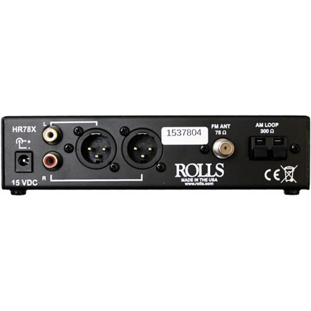 Rolls HR78X AM/FM Digital Tuner with XLR Output