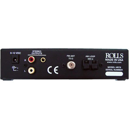 Rolls HR78 PLL Synthesized Digital AM/FM Tuner