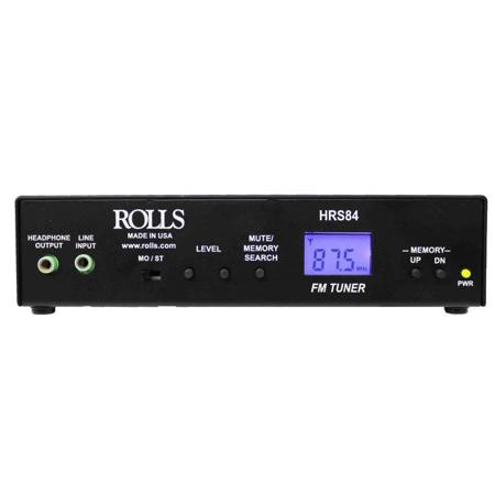 Rolls HRS84 FM Digital Tuner with XLR Outputs