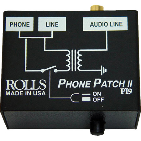 Rolls PI9 Phone Patch II Telephone Output Adapter, RJ11