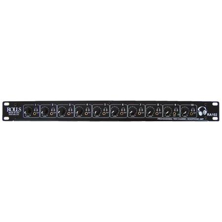 Rolls RA102 10 Channel Professional Headphone Amplifier