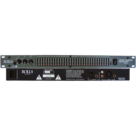 Rolls REQ131 Single Channel 31 Band Graphic Equalizer