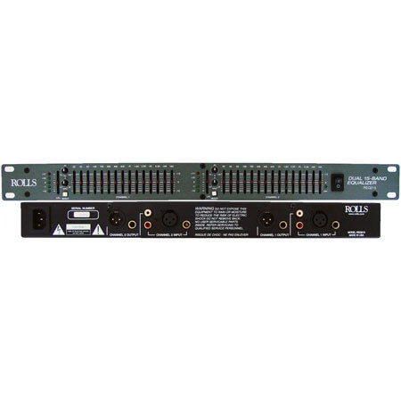 Rolls REQ215 Dual 15 Band Graphic Equalizer