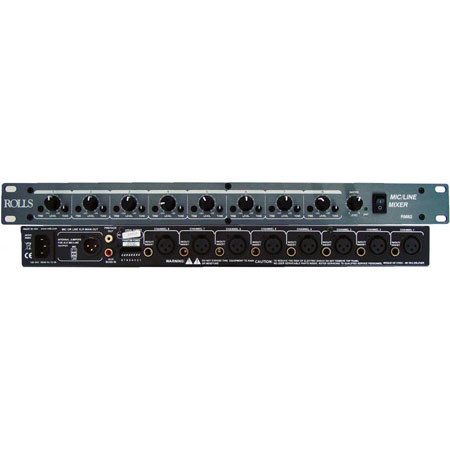 Rolls RM82 8 Channel Microphone and Line Mixer