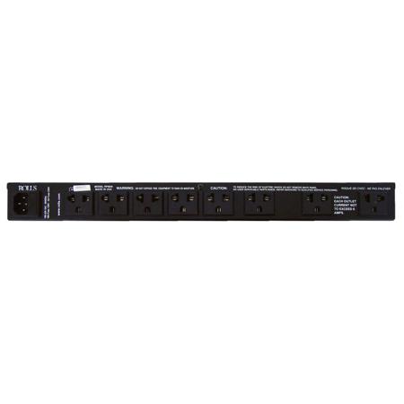 Rolls RPM26 Rackmount 8-Outlet Power Module,100-230V AC