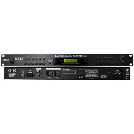 Rolls RS81 Quartz PLL Synthesized AM/FM Tuner